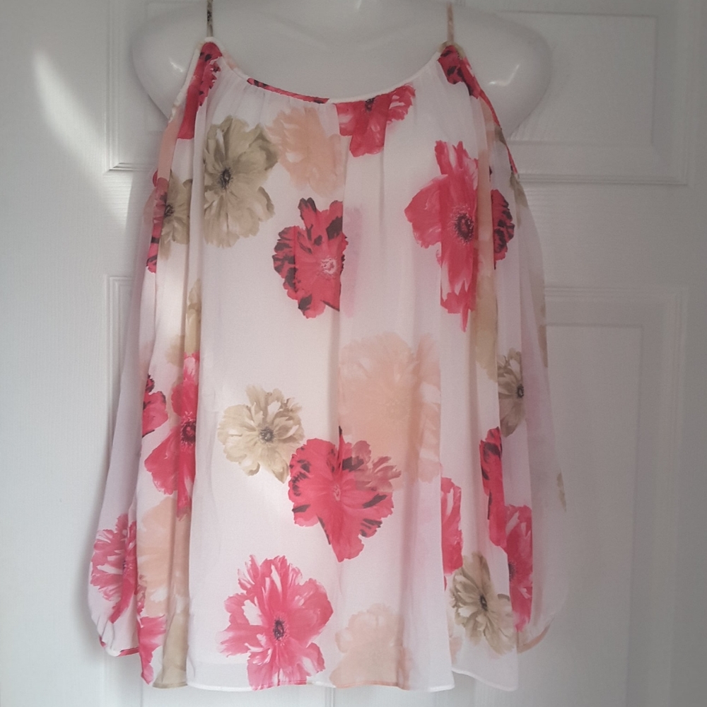 Calvin Klein floweral top